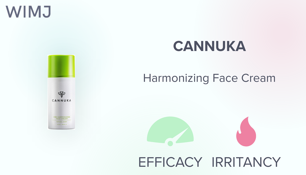 Crème pour le visage harmonisante CBD - Parfum naturel de Cannuka pour unisexe - Crème 3,2 oz