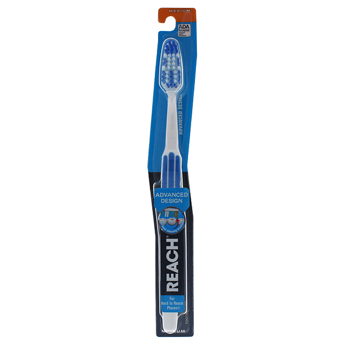Advanced Design Toothbrush Medium by REACH for Unisex - 1 Pc Toothbrush