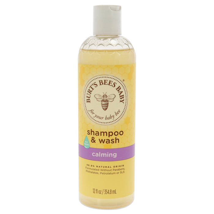 Shampoing et nettoyant pour bébé apaisants de Burts Bees pour enfants - Shampoing et nettoyant pour le corps 12 oz