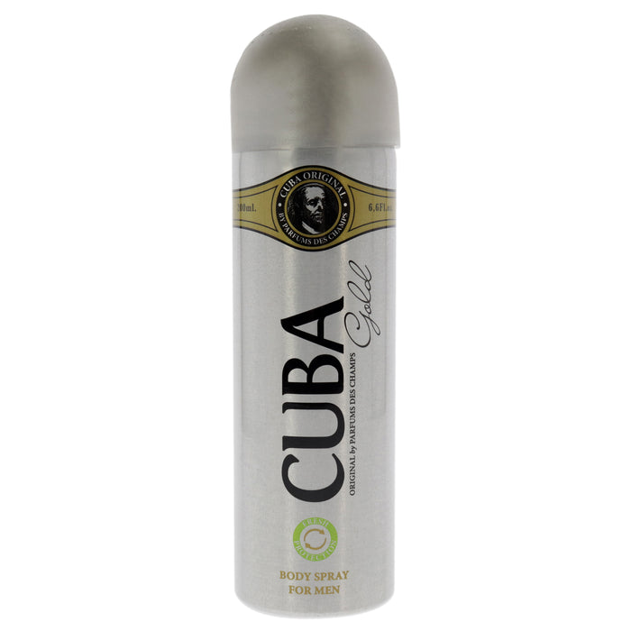 Cuba Gold de Cuba para hombres - Spray corporal de 6.6 oz