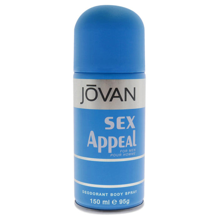 Jovan Sex Appeal by Jovan for Men - 5 oz Deodorant Spray