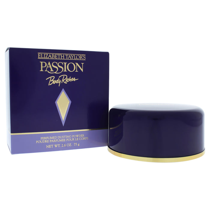 Passion d'Elizabeth Taylor pour femme - Poudre à saupoudrer parfumée 2,6 oz