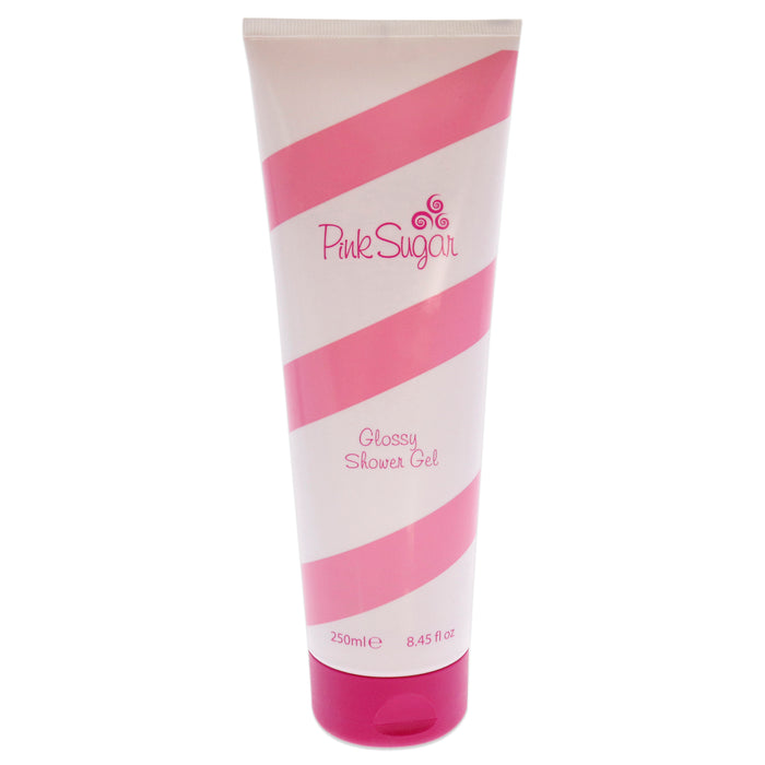 Pink Sugar Glossy de Aquolina para mujeres - Gel de ducha de 8,45 oz