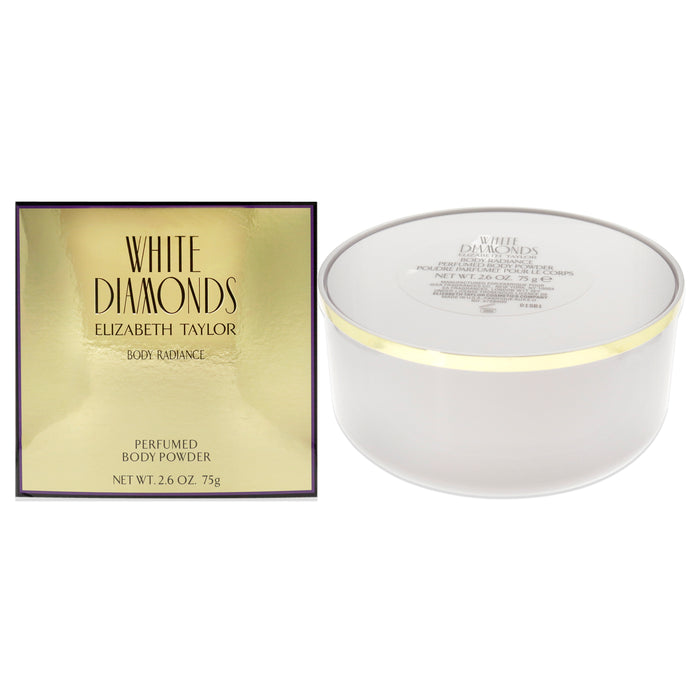 White Diamonds d'Elizabeth Taylor pour femme - Poudre parfumée pour le corps 2,6 oz