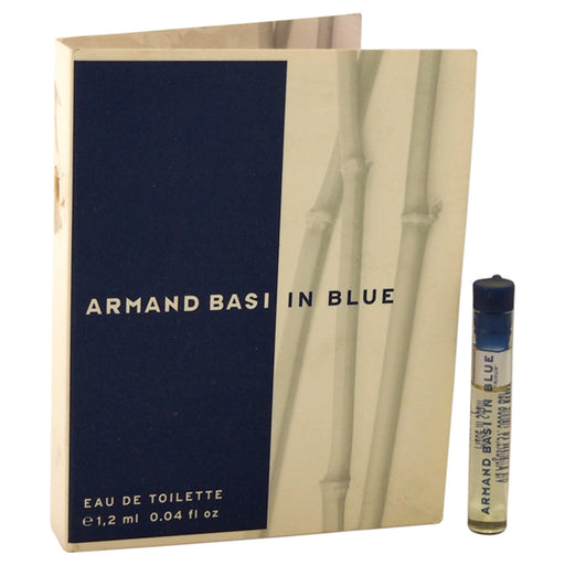 Armand Basi In Blue by Armand Basi for Men - 1.2 ml EDT Spray Vial On Card (Mini)