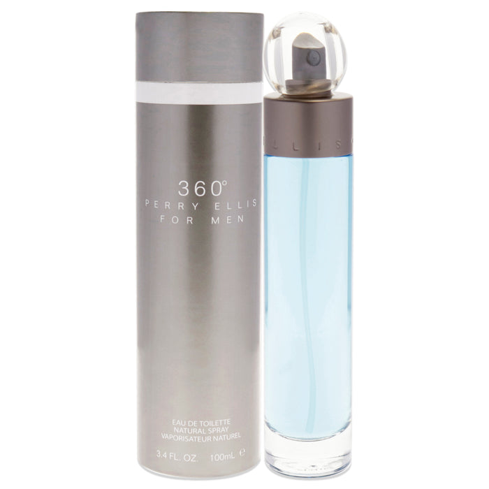 360 de Perry Ellis pour homme - Vaporisateur EDT de 3,4 oz