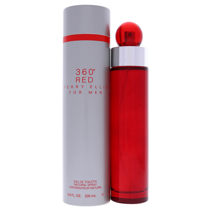 360 Red de Perry Ellis pour homme - Vaporisateur EDT de 6,8 oz