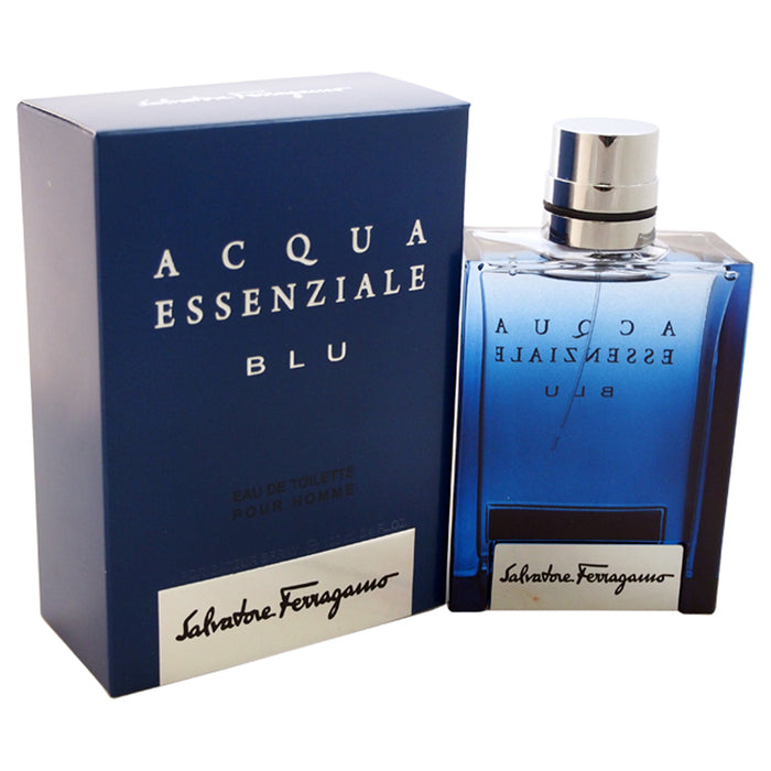 Acqua Essenziale Blu de Salvatore Ferragamo para hombres - Spray EDT de 3,4 oz