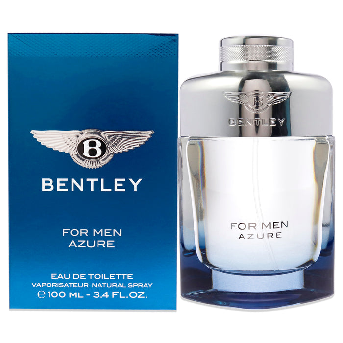 Bentley Azure de Bentley para hombres - Spray EDT de 3,4 oz