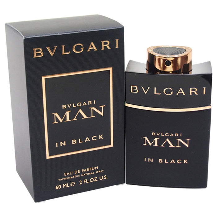 Bvlgari Man In Black de Bvlgari para hombres - EDP en aerosol de 2 oz