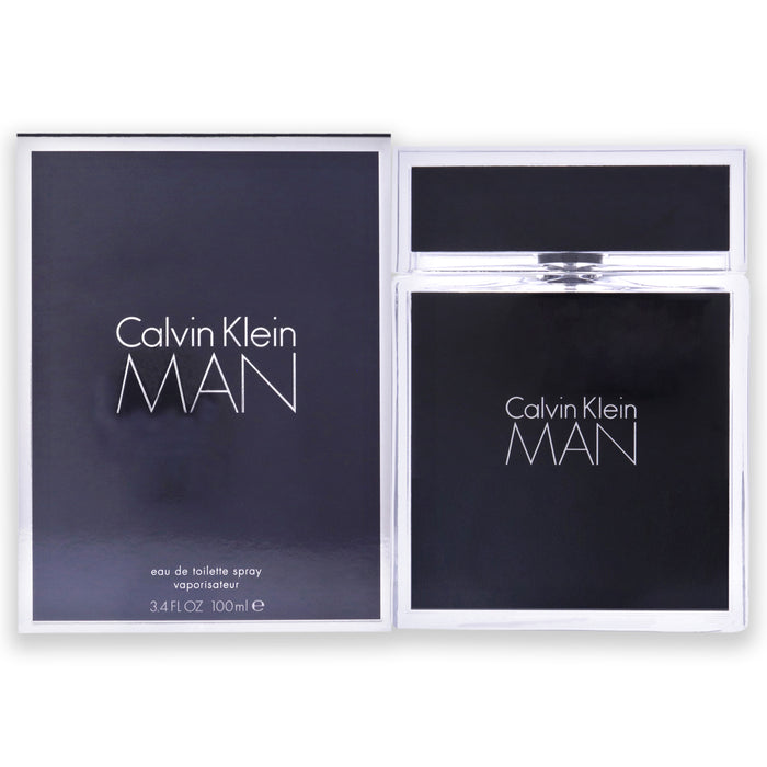 Calvin Klein Man de Calvin Klein para hombres - Spray EDT de 3.4 oz