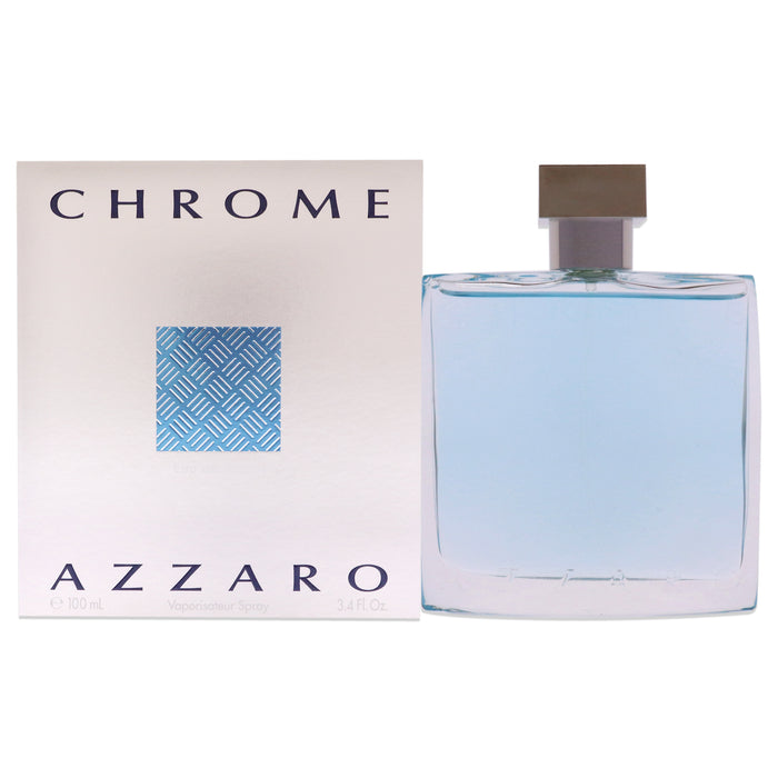 Chrome de Azzaro para hombres - Spray EDT de 3,4 oz