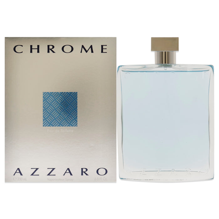Chrome de Azzaro para hombres - Spray EDT de 6.8 oz