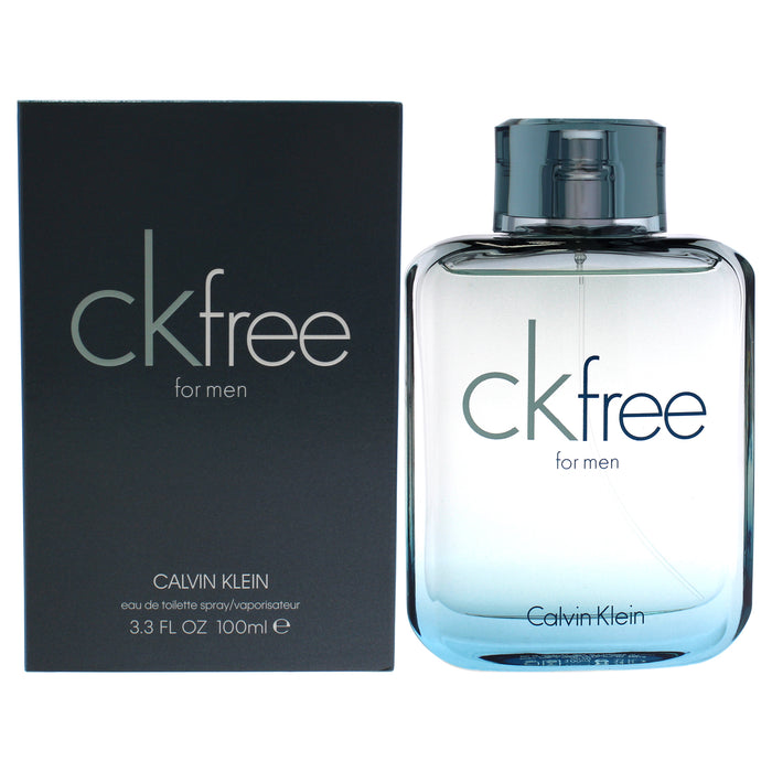 CK Free de Calvin Klein para hombres - Spray EDT de 3.3 oz