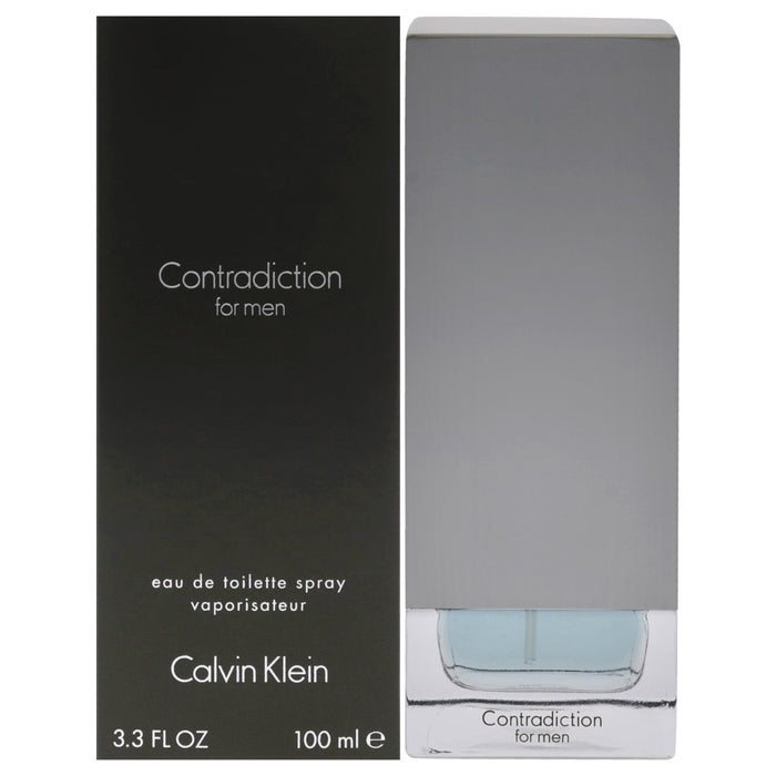 Contradicción de Calvin Klein para hombres - 3.4 oz EDT Spray