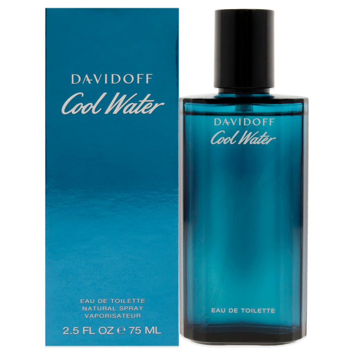 Cool Water de Davidoff pour hommes - Vaporisateur EDT de 2,5 oz
