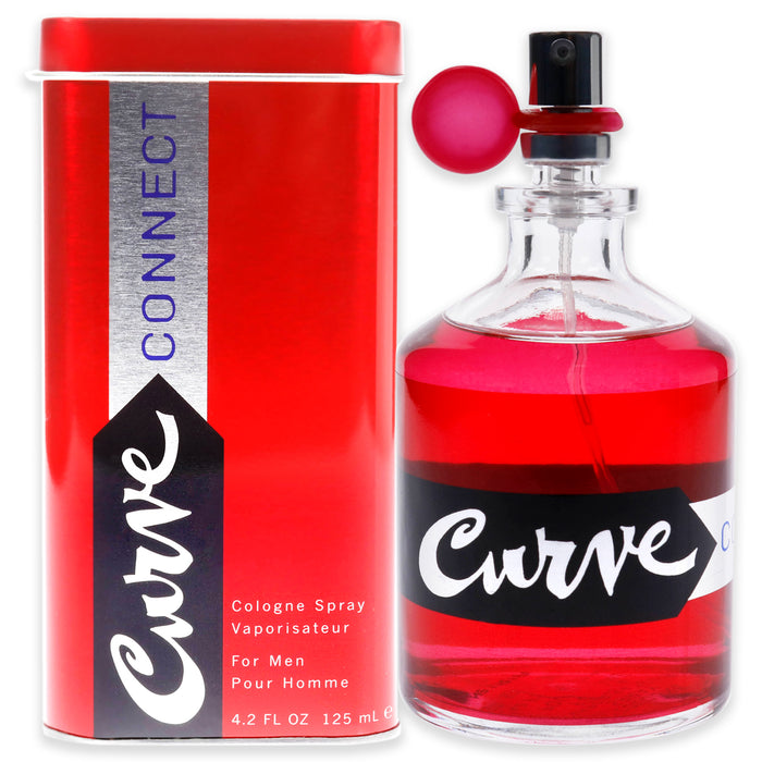 Curve Connect de Liz Claiborne para hombres - Colonia en spray de 4.2 oz