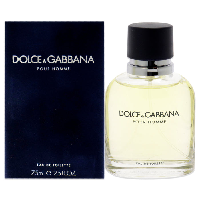 Dolce and Gabbana de Dolce and Gabbana pour homme - Vaporisateur EDT de 2,5 oz