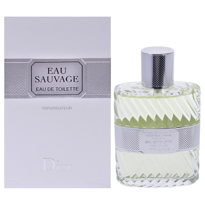 Eau Sauvage de Christian Dior para hombres - Spray EDT de 3,4 oz