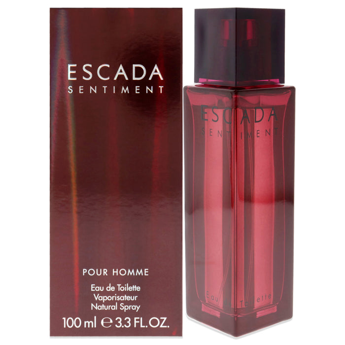 Escada Sentiment by Escada for Men - 3.3 oz EDT Spray