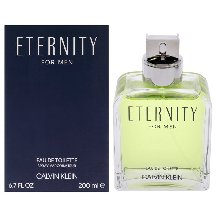 Eternity de Calvin Klein pour homme - Vaporisateur EDT de 6,7 oz
