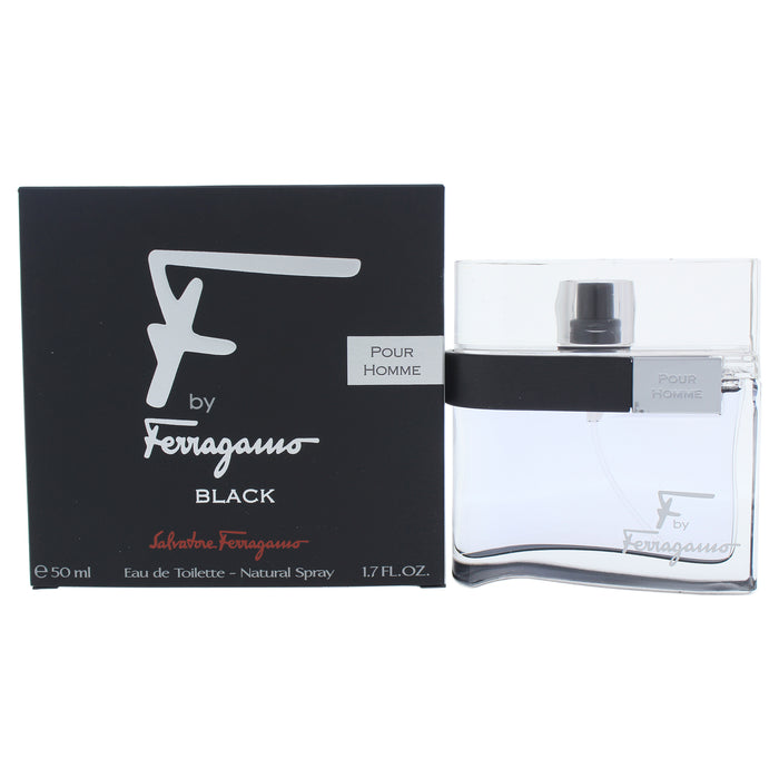 F Black de Salvatore Ferragamo para hombres - Spray EDT de 1,7 oz