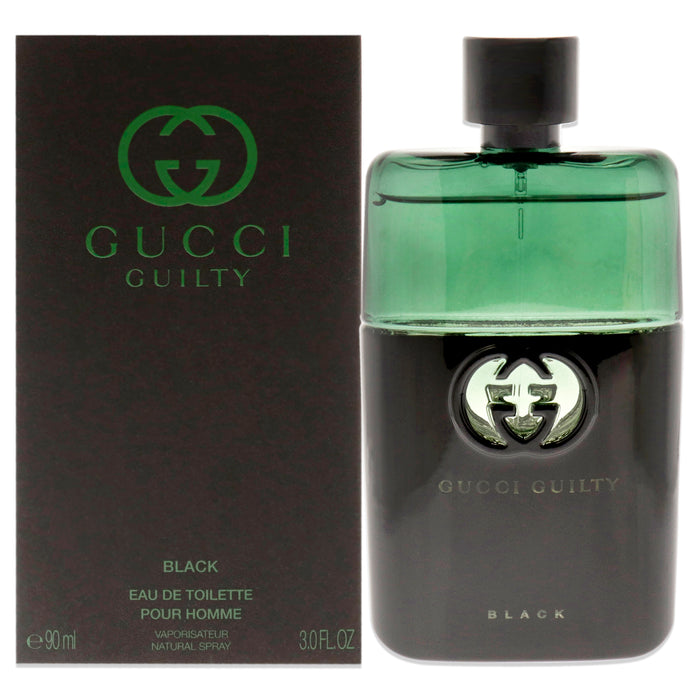 Gucci Guilty Black Pour Homme de Gucci para hombres - EDT en aerosol de 3 oz