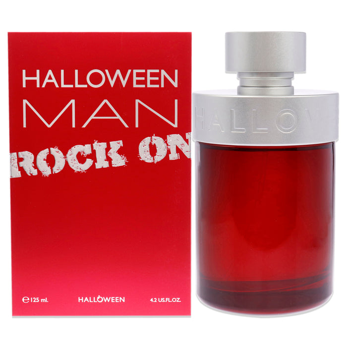Halloween Man Rock On de J. Del Pozo pour hommes - Spray EDT de 4,2 oz
