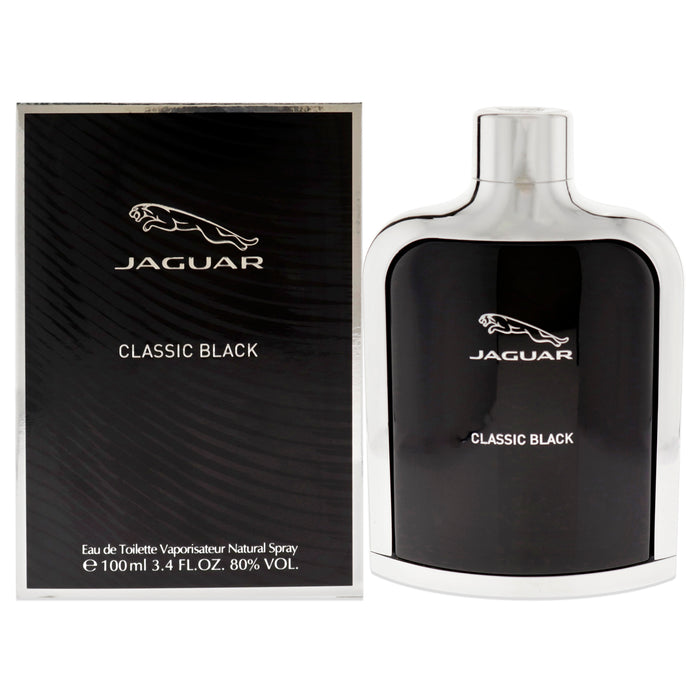 Jaguar Classic Black de Jaguar para hombres - Spray EDT de 3,4 oz