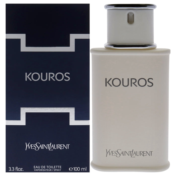 Kouros de Yves Saint Laurent para hombres - Spray EDT de 3,3 oz 