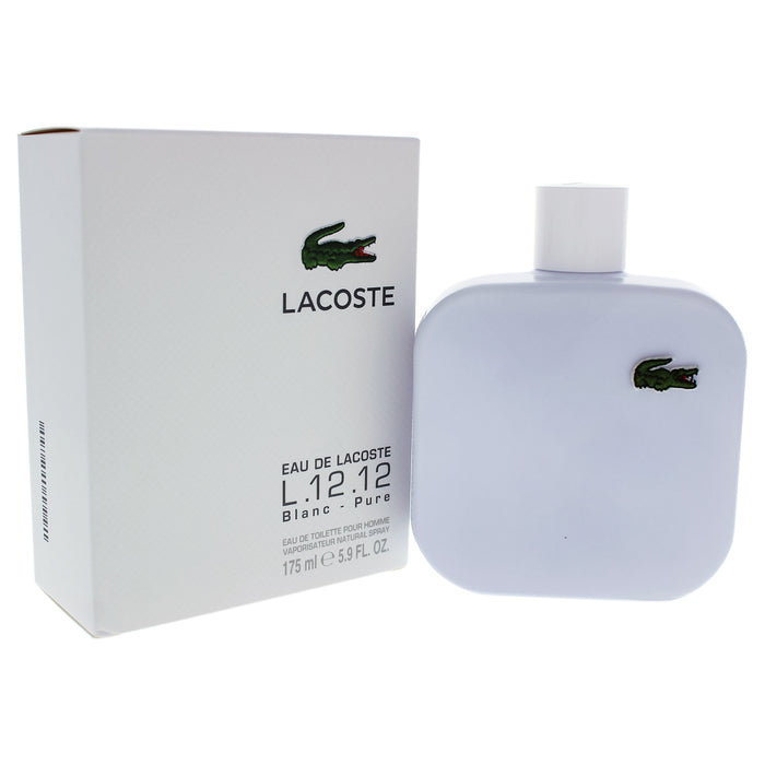 Lacoste Eau De Lacoste L.12.12 Blanc de Lacoste pour homme - Spray EDT de 5,9 oz