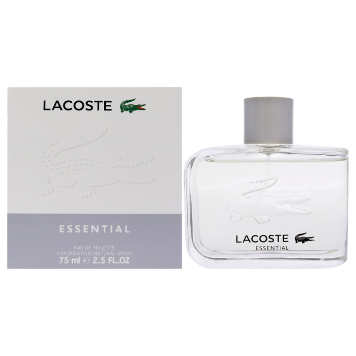 Lacoste Essential de Lacoste para hombres - Spray EDT de 2.5 oz