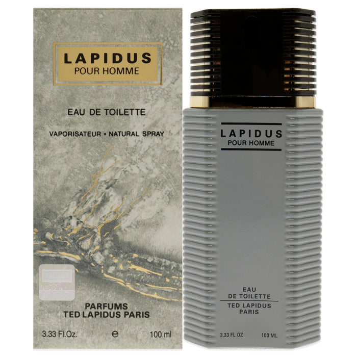 Lapidus de Ted Lapidus pour hommes - Spray EDT de 3,3 oz