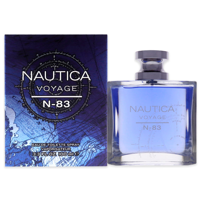 Nautica Voyage N83 de Nautica para hombres - Spray EDT de 3,4 oz