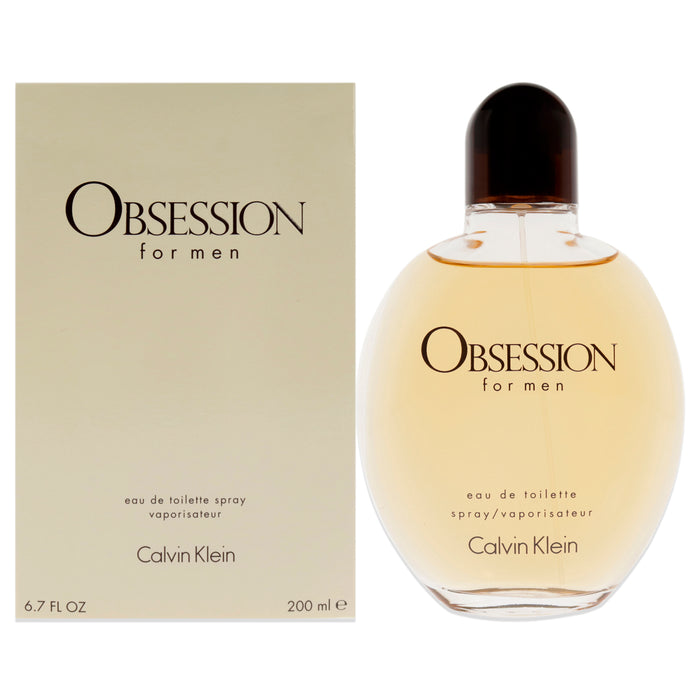 Obsession de Calvin Klein para hombres - Spray EDT de 6.7 oz
