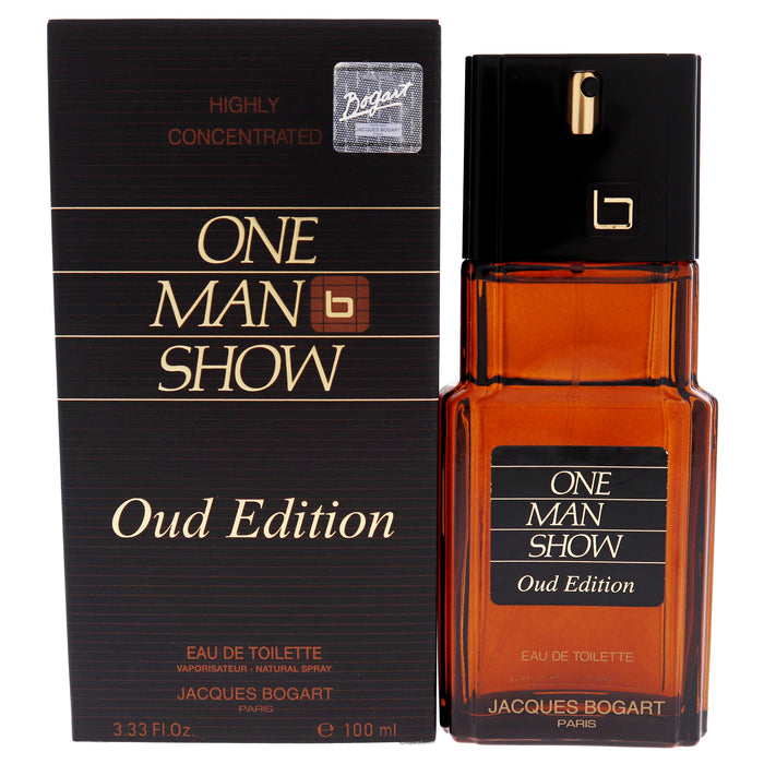 One Man Show by Jacques Bogart for Men - 3.33 oz EDT Spray (Oud Edition)