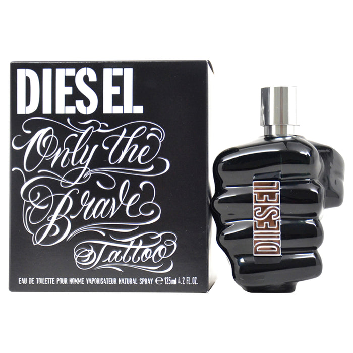 Only The Brave Tattoo de Diesel para hombres - Spray EDT de 4.2 oz