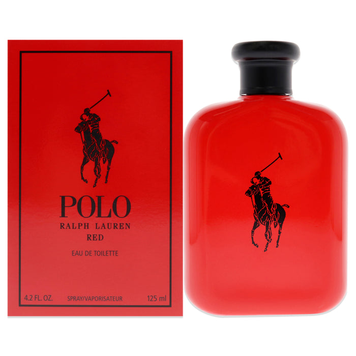 Polo Red de Ralph Lauren para hombre - Spray EDT de 4,2 oz