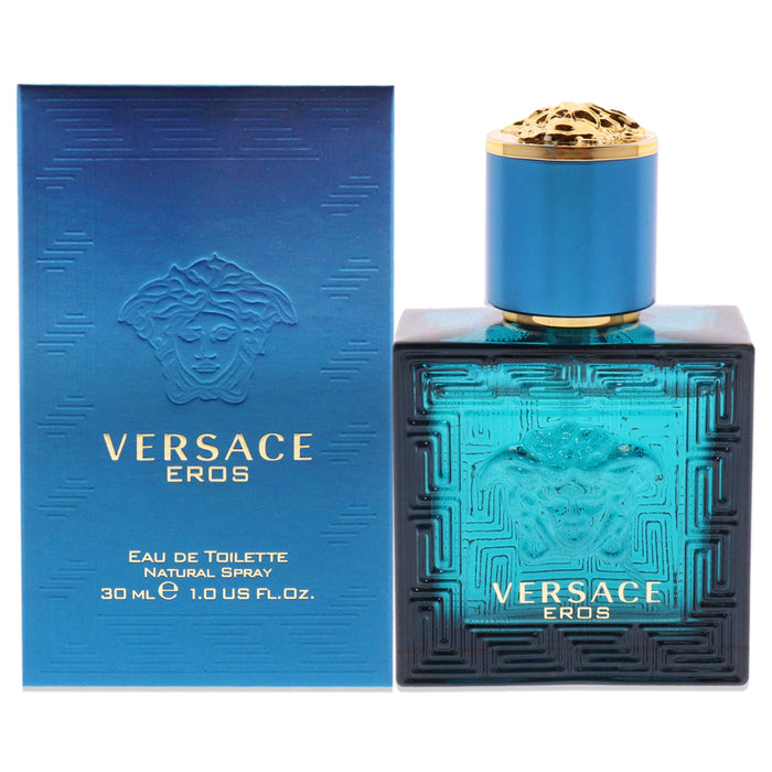Versace Eros de Versace para hombres - Spray EDT de 1 oz