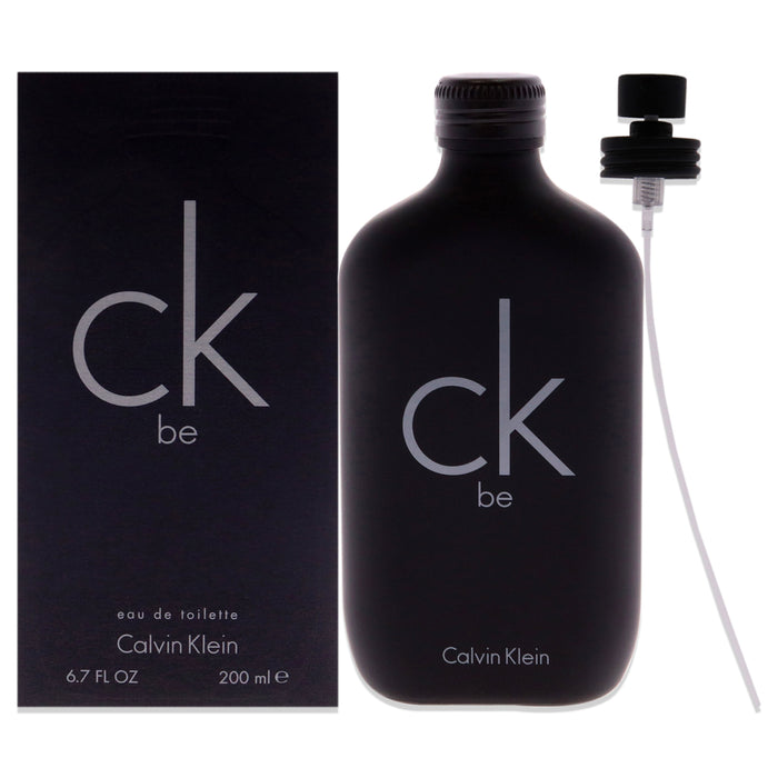CK Be de Calvin Klein pour unisexe - Vaporisateur EDT de 6,7 oz
