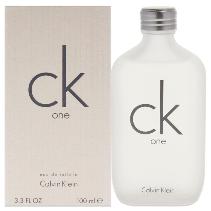 CK One de Calvin Klein pour unisexe - Vaporisateur EDT de 3,3 oz