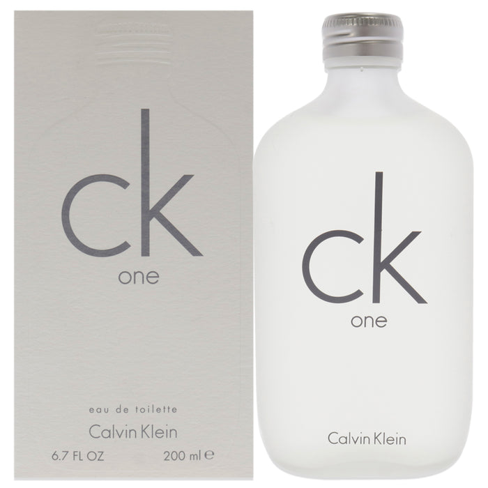 CK One de Calvin Klein pour unisexe - Vaporisateur EDT de 6,7 oz