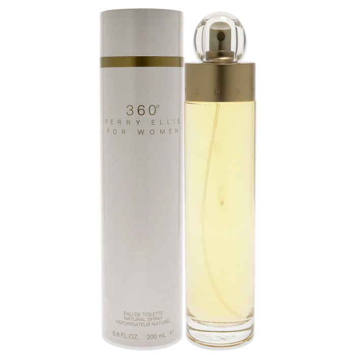 360 par Perry Ellis pour femme - Coffret 3 pièces Spray EDT 1 oz, Spray EDP Corail 1 oz, Spray EDP Violet 1 oz