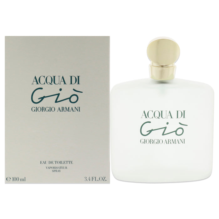 Acqua Di Gio de Giorgio Armani pour femme - Vaporisateur EDT de 3,4 oz