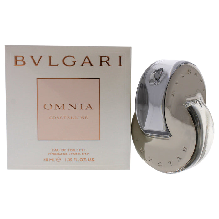 Bvlgari Omnia Crystalline de Bvlgari pour femme - Spray EDT de 1,35 oz