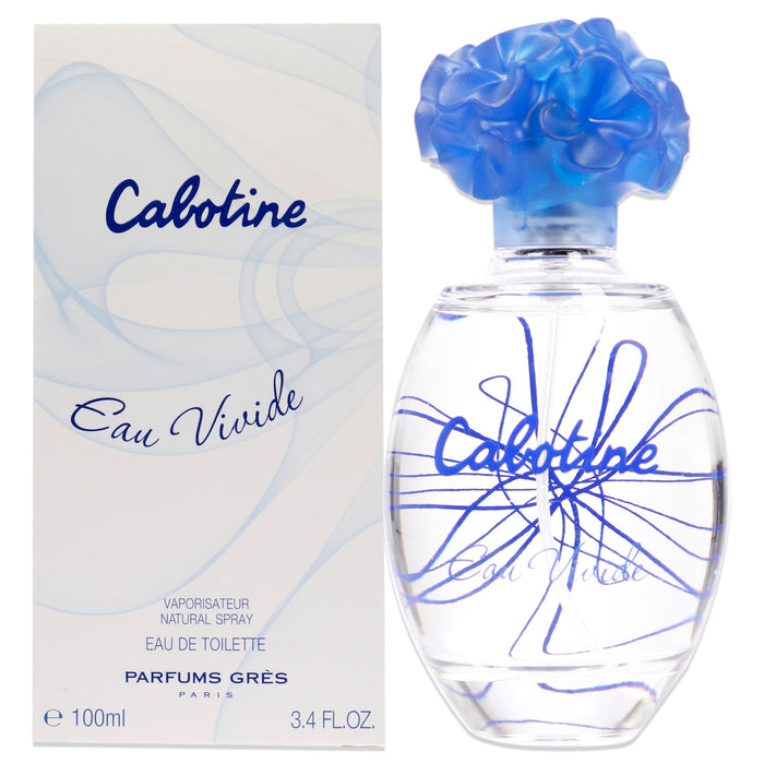 Cabotine Eau Vivide de Parfums Gres pour femme - Vaporisateur EDT de 3,4 oz