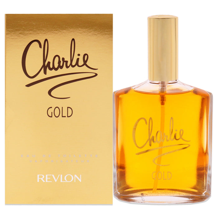 Charlie Gold by Revlon for Women - 3.4 oz EDT Spray