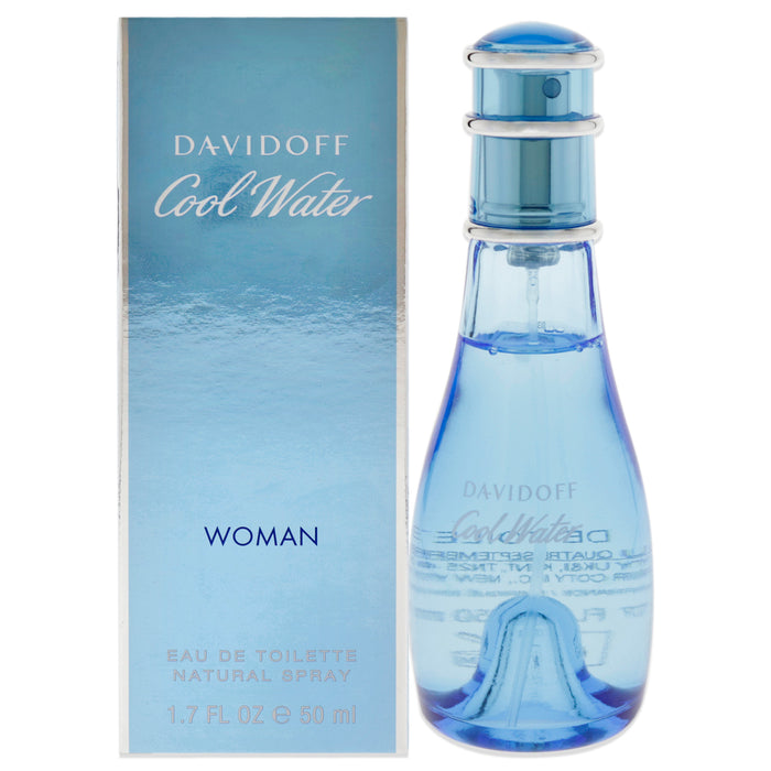 Cool Water de Davidoff para mujeres - Spray EDT de 1,7 oz