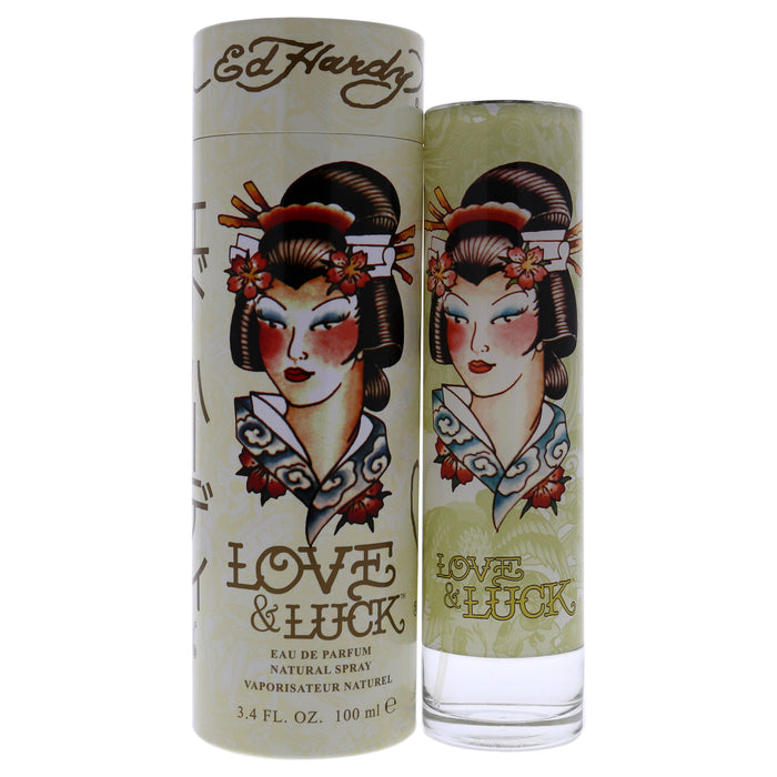 Ed Hardy Love and Luck by Christian Audigier for Women - 3.4 oz EDP Spray