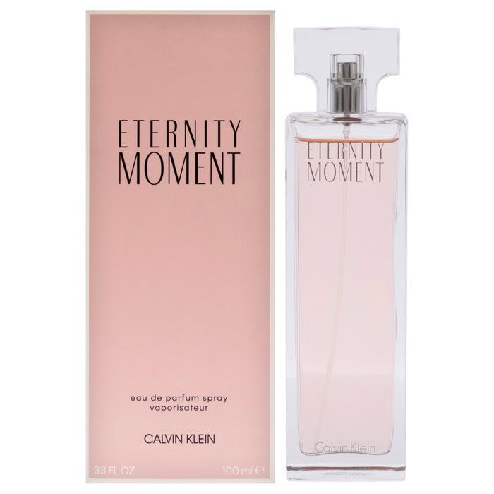 Eternity Moment de Calvin Klein pour femme - Spray EDP 3,4 oz
